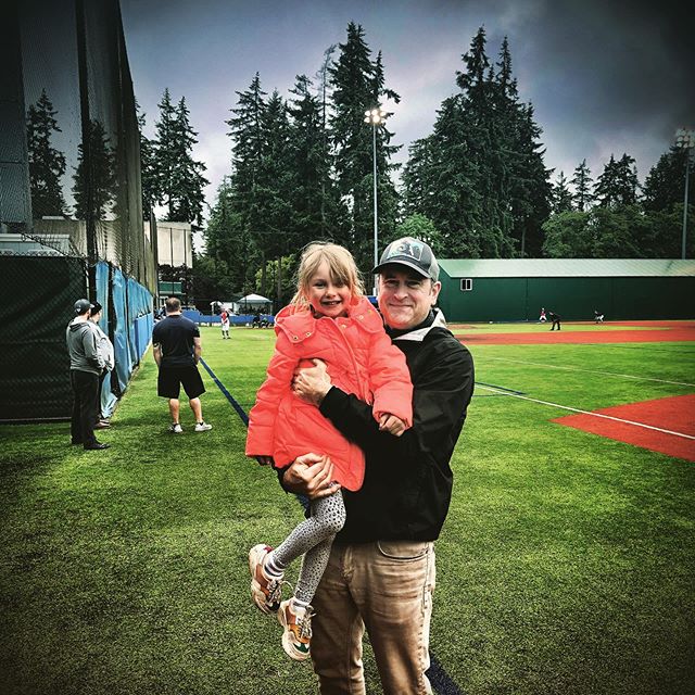 Post final @siffnews screening - @augustisland and Wee Angel Poppy at her brother&rsquo;s baseball game. Thank you SIFF. So much love...
#howdoyousavewhatyoulove 
#stayinthegame
#gothedistance