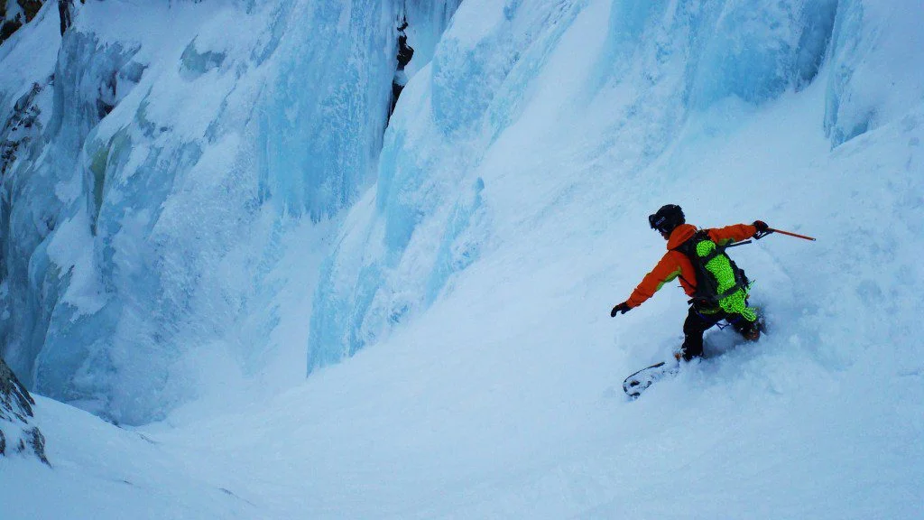 The BeerMountaineer at the Apocalypse Couloir, Prospectors Mountain, GTNP, Wyoming