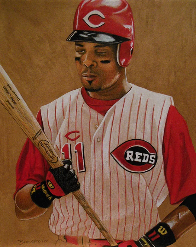 Barry Larkin_BaseballArt_SportsPainting