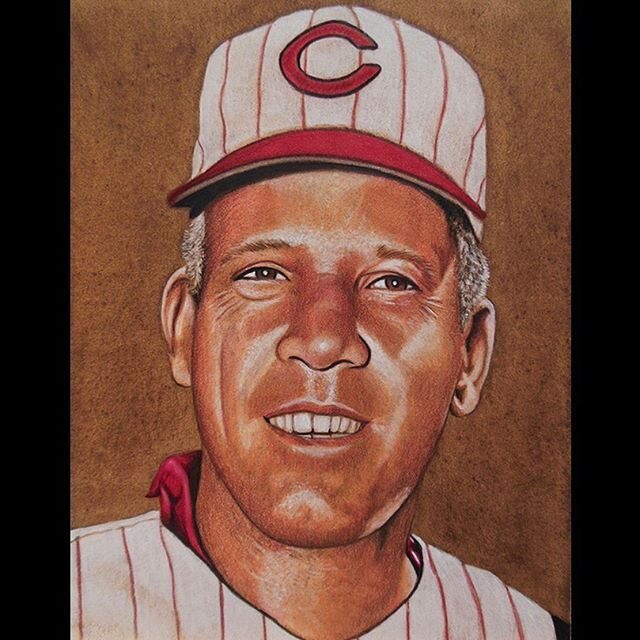 On this date in 1944, #joenuxhall became the youngest player in big league history. #cincinnati #cincinnatireds #reds #hamiltonohio #cincy #cincinnatirefined #cincygram #cincyusa #baseball #beisbol #sportsart #sportsartist #baseballart #baseballillus