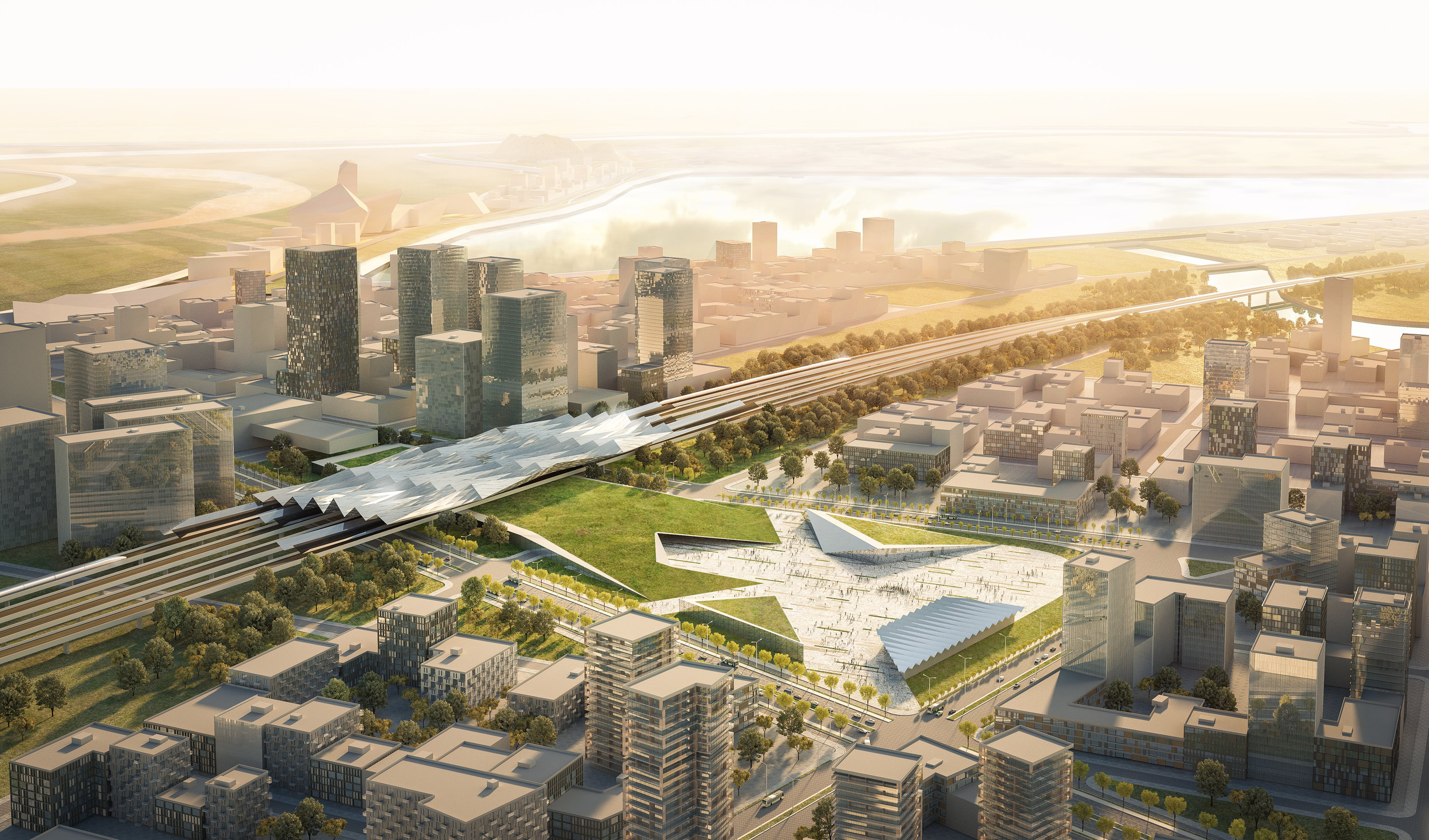 DF_Jinan River North Development_High Speed Station.jpg.jpg