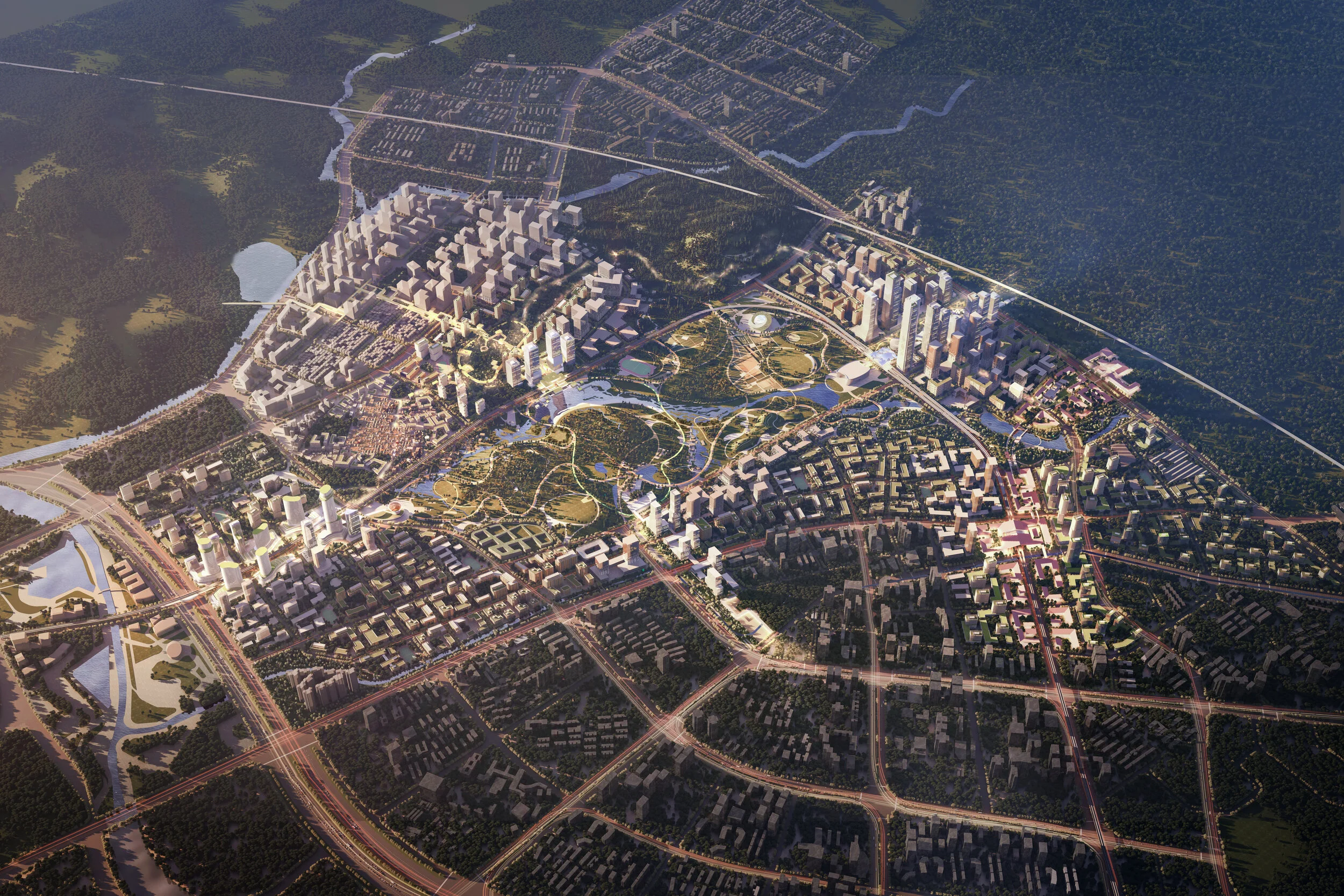 Tekuma Frenchman was awarded 1st place for a new science city in Shenzhen.
