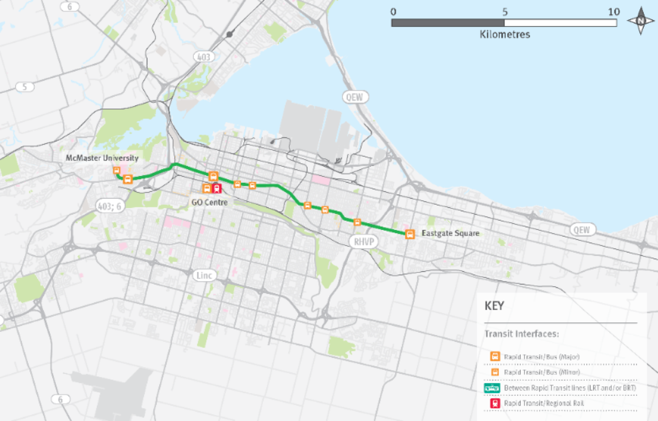 LRT B-line Map
