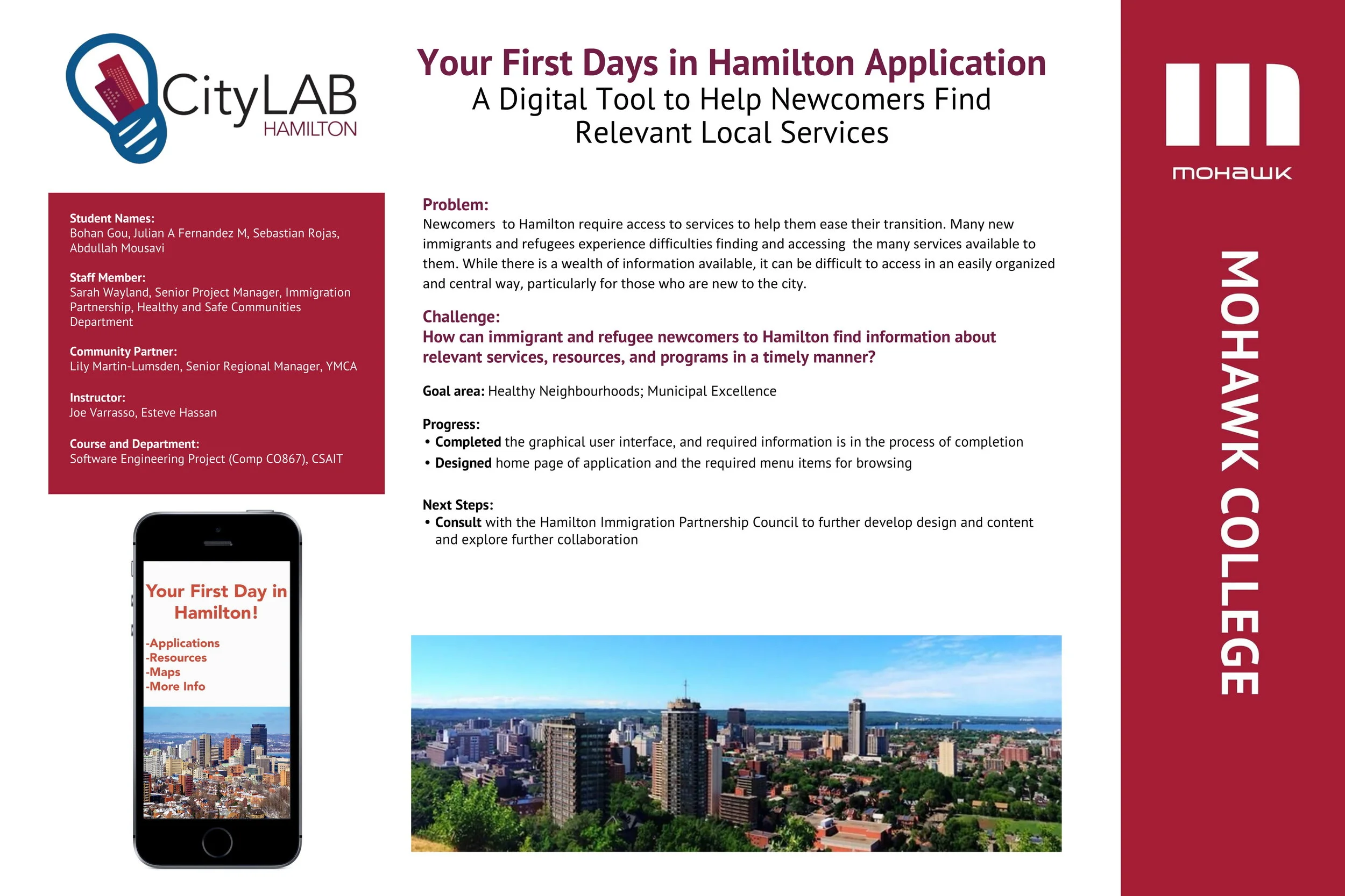 Your First Days in Hamilton Application: A Digital Tool to Help ...