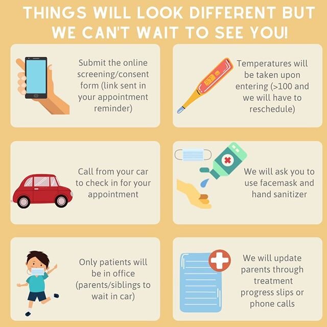 It&rsquo;s official! We will be re-opening to patient care Monday!! We will be reaching out to you to schedule your next visit. Please be a patient patient with us during this time 😉 for more information visit our website www.mypdsmile.com can&rsquo