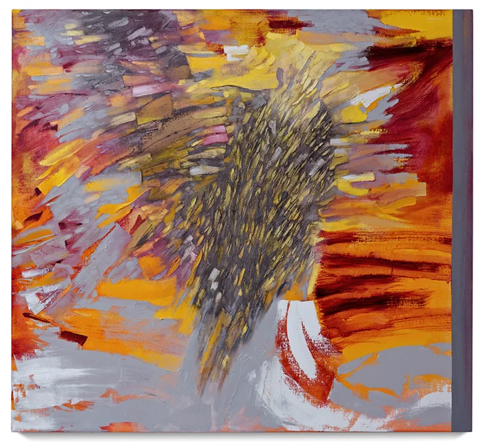 Atlas , 2017, oil on linen, 40 x 45 inches/101.6 x 114.3 cm