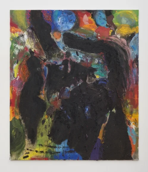 Jim Dine The Blood Moon , 2015 Acrylic, sand and charcoal on canvas 96 x 72 inches 243.8 x 182.9 cm