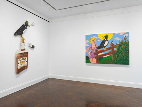 Robert Colescott, NA, Installation view, 2019< Blum & Poe, New York Photo: Genevieve Hanson © 2019 Estate of Robert Colescott / Artists Rights Society (ARS), New York