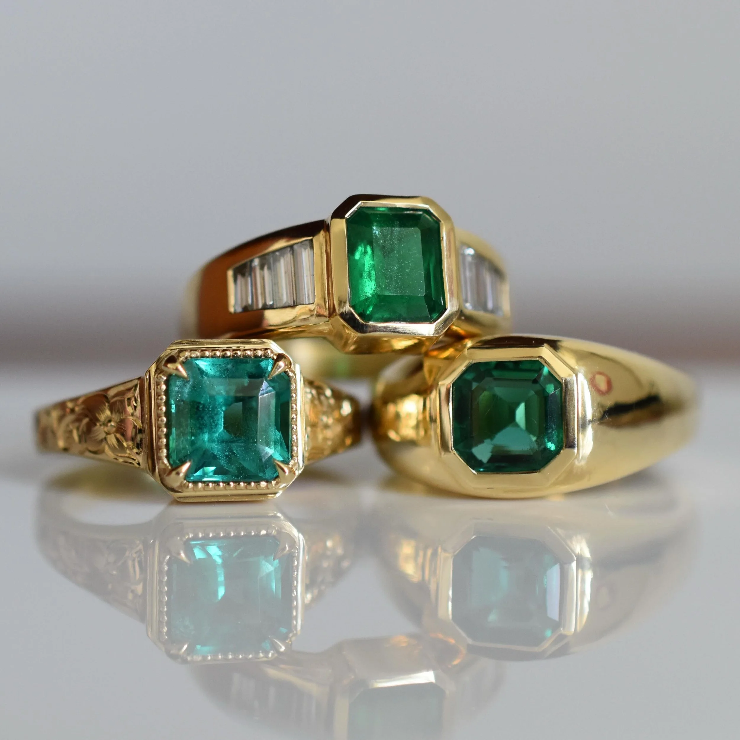 Last year ( yes, back in 2025) after much thought I decided that I wanted to make a small collection of emerald rings. Why emeralds?? Because I love them! What took so long?? Well, I think it&rsquo;s because when I started Erin Hakin Jewellery I was 