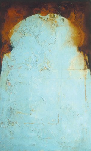  Empire (via Sacra)  oil, wax, pigment on canvas  320 cm x 160 cm 