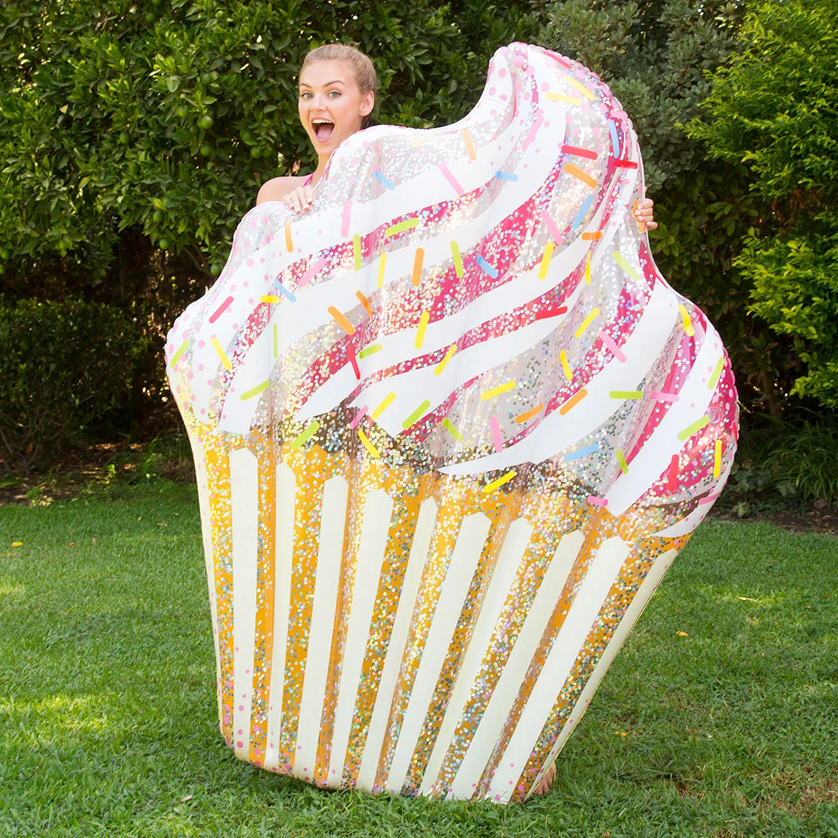 Glitter Sparkles Cupcake Float | Available at Walmart