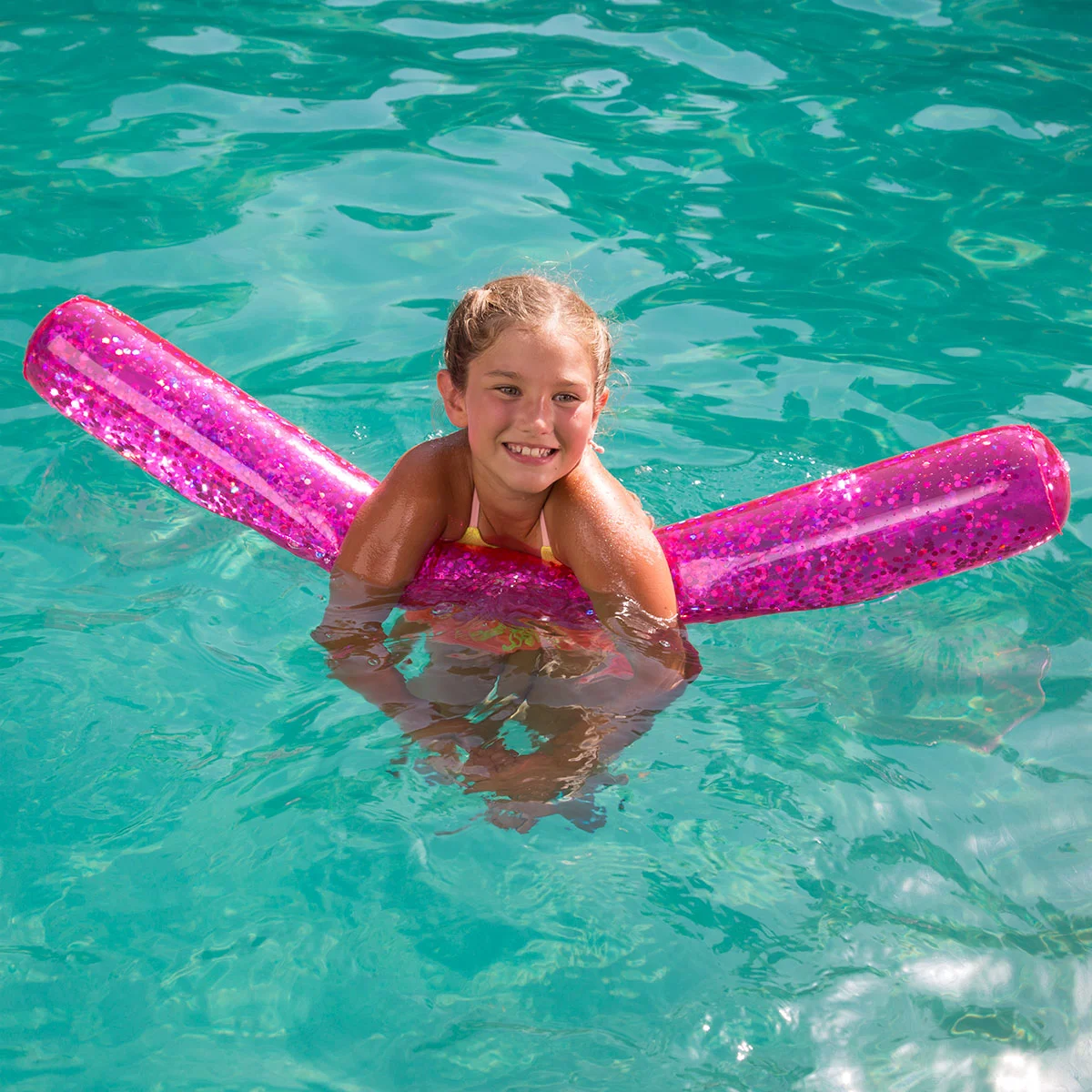 Glitter Sparkles Pink Noodle | Available at Michaels