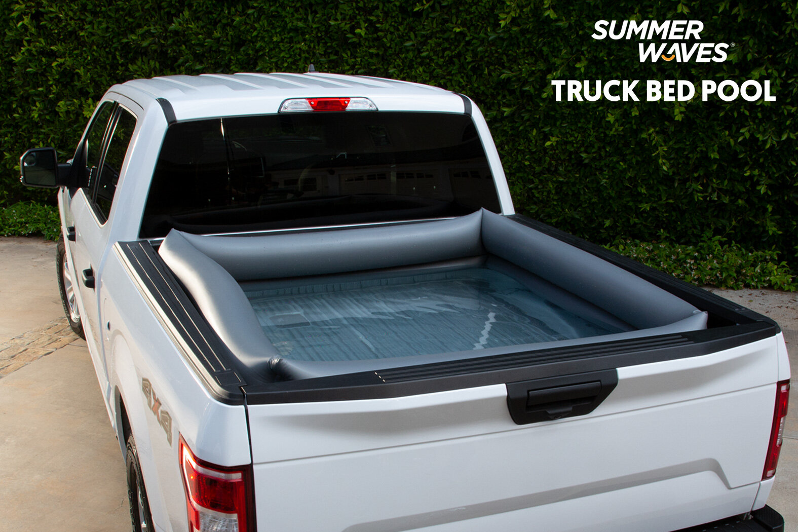 Summer Waves Inflatable Truck Bed Adult Swimming Pool Measures 66" x 62" x 21" for sale online 