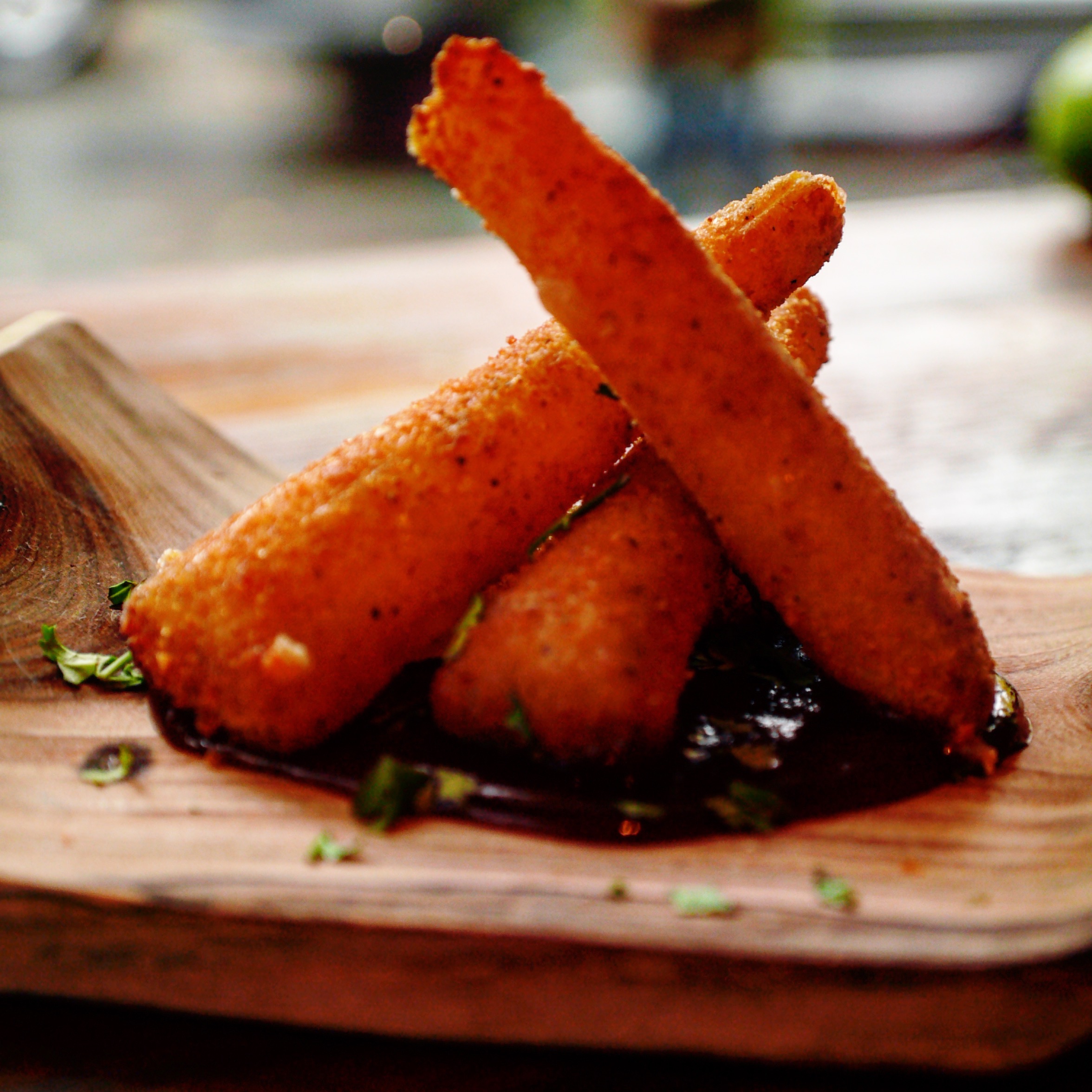 Fried Manchego Cheese