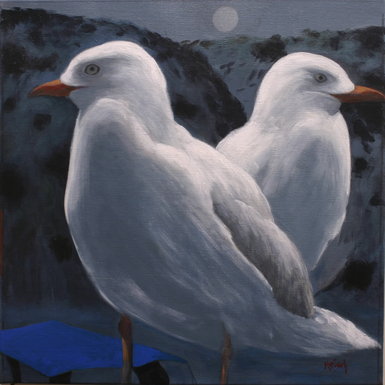 Rorschach -oil on canvas -50x50cm