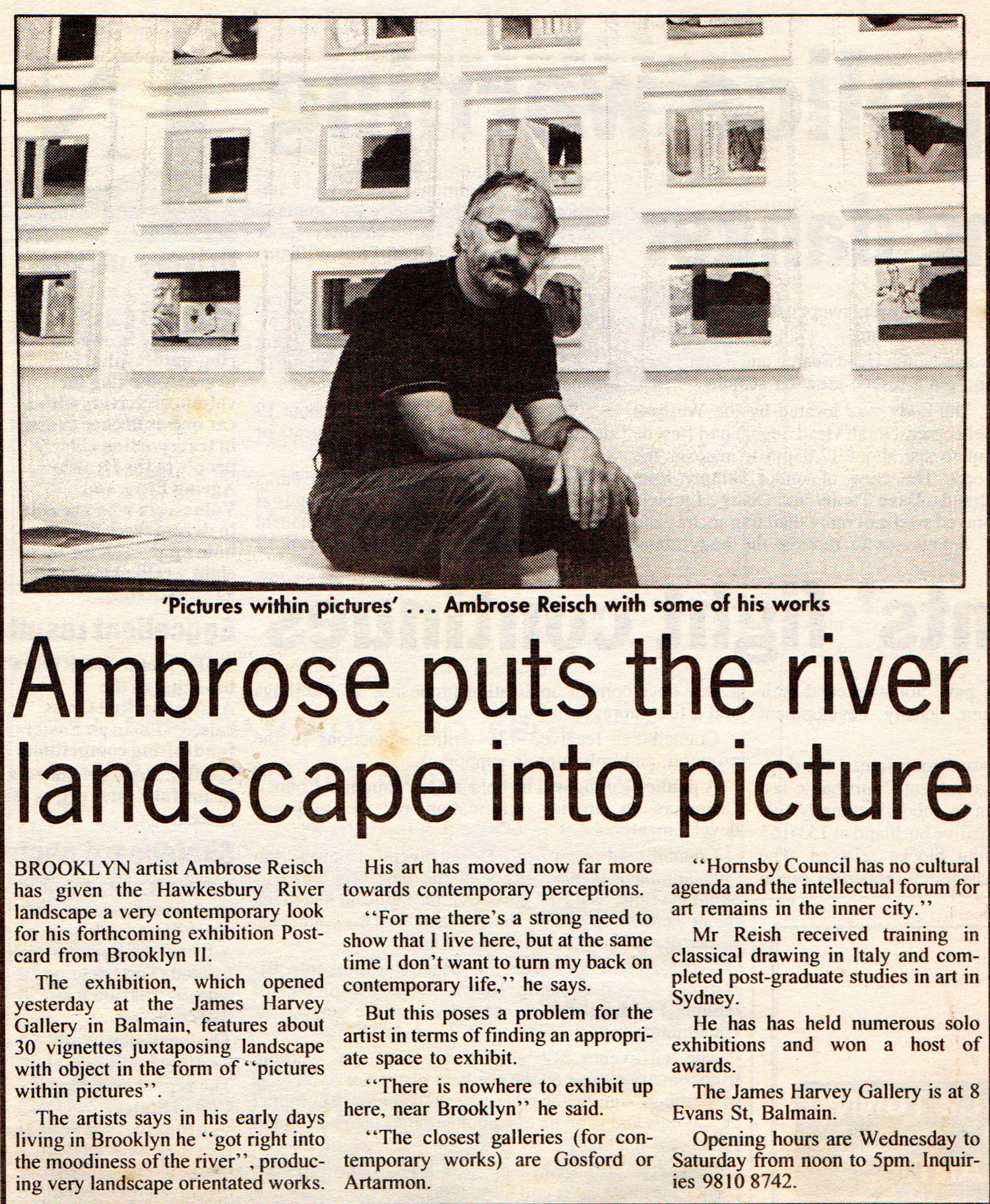 Hornsby Advocate--May 1998