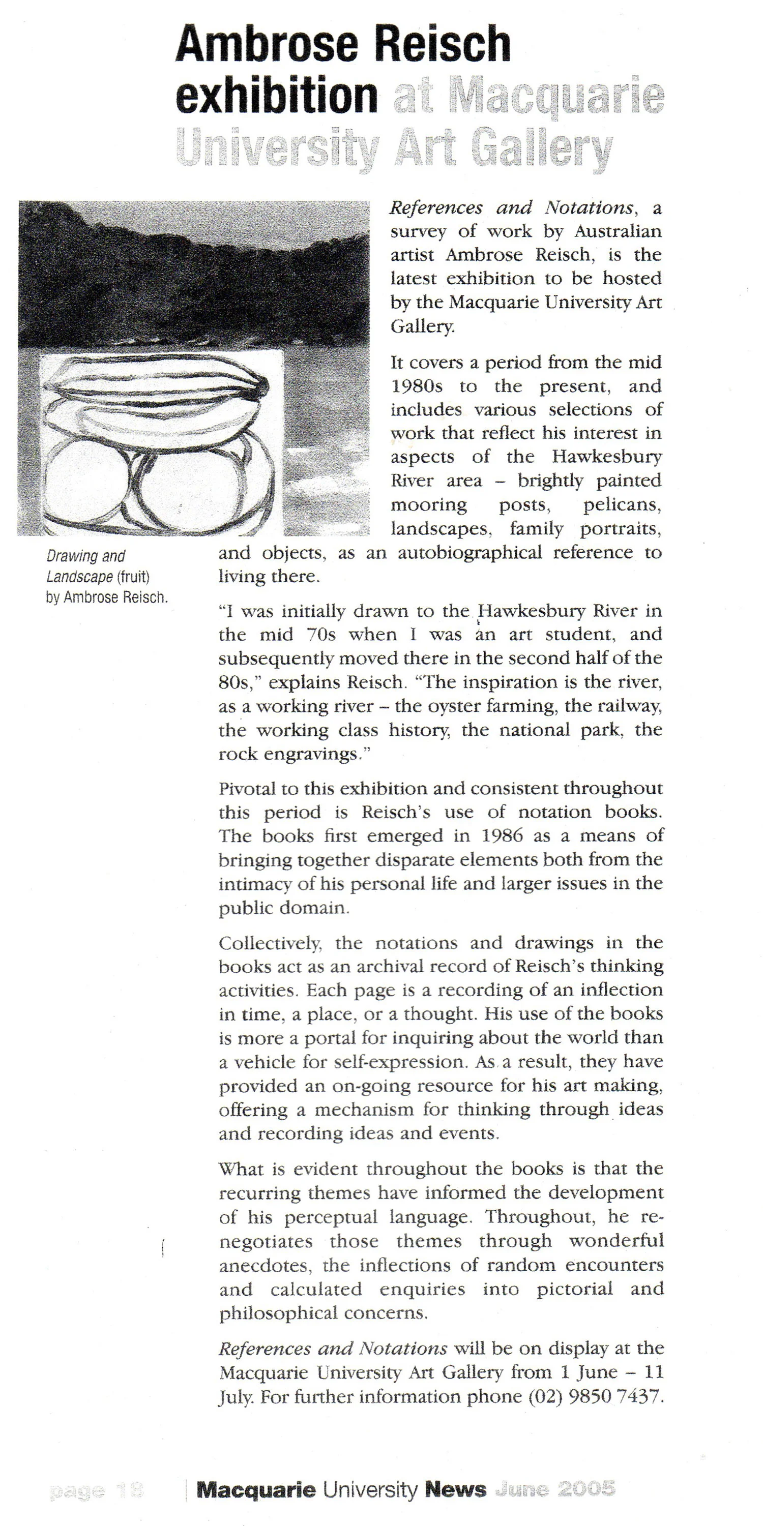Macquarie University News -June 2005