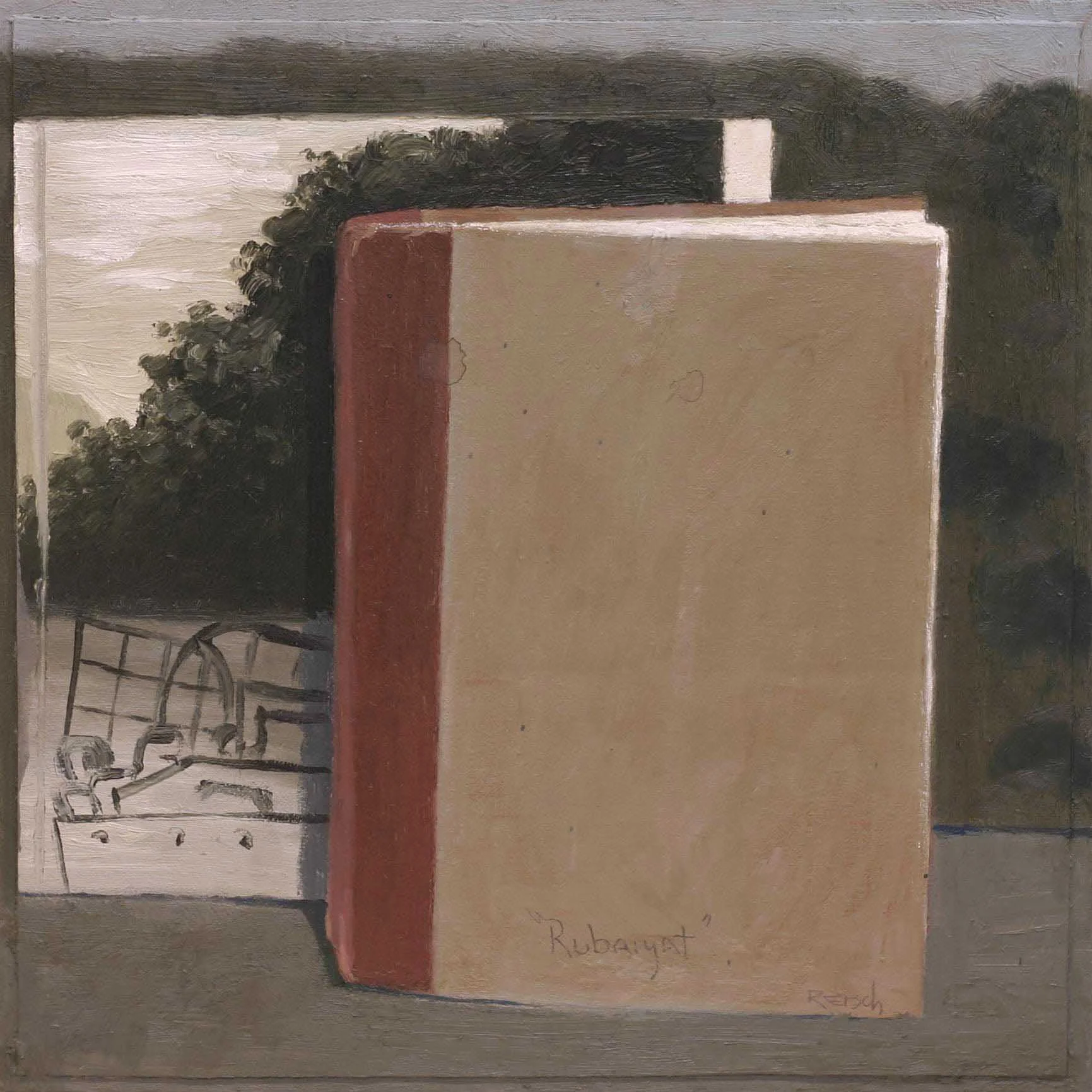Rubaiyat -2002 oil on canvas 30x30cm.