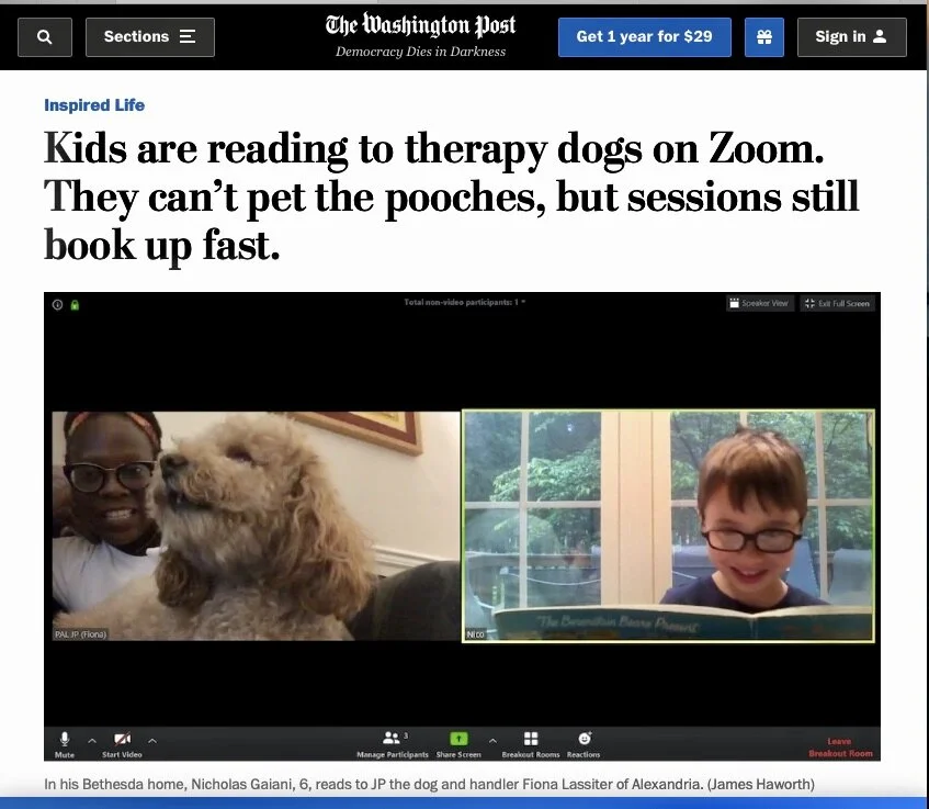 Got a youngster? Got a pet? Let's read together!