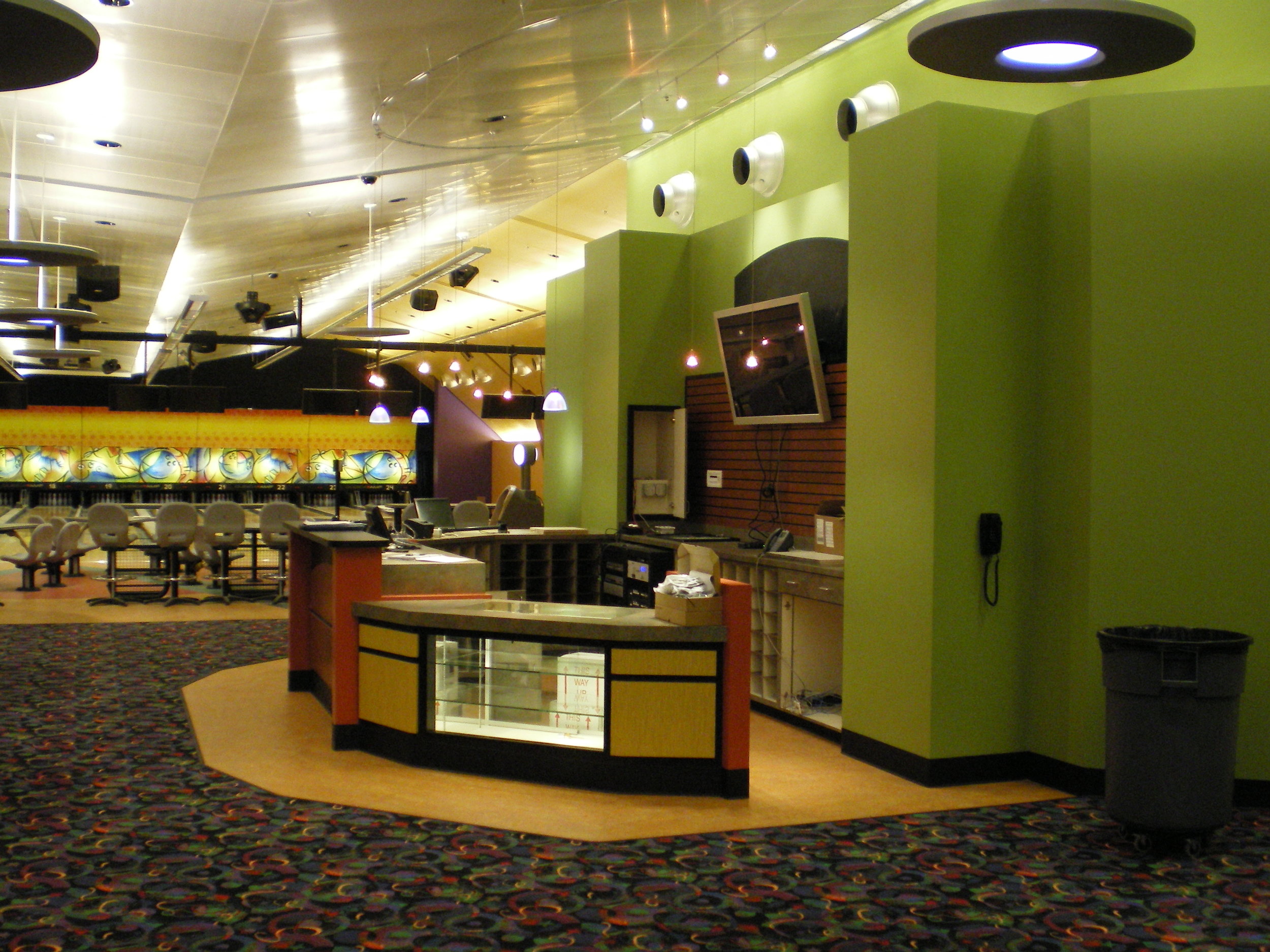 Customer Service Bowling Area