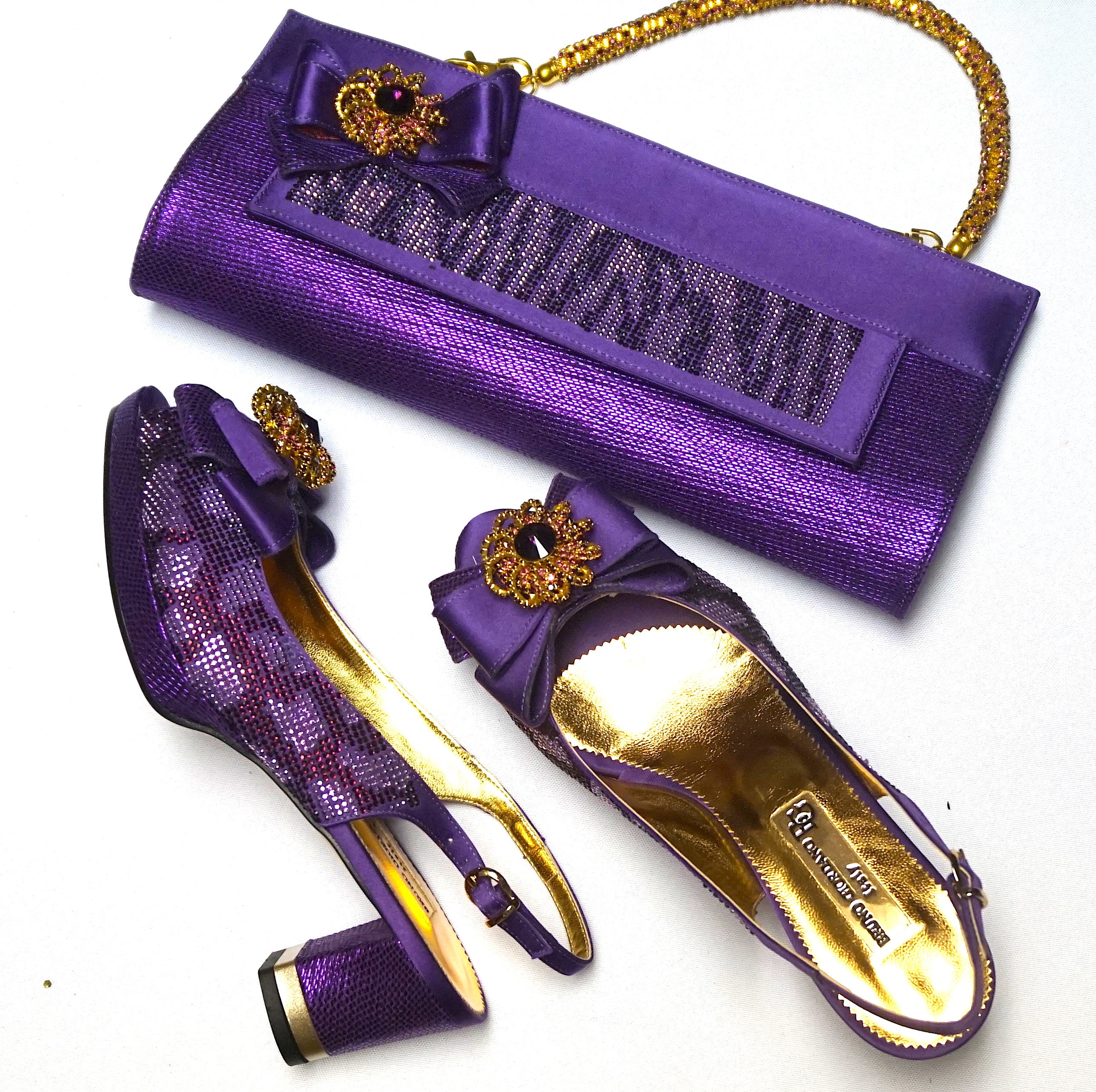 italian shoe and bag set in usa