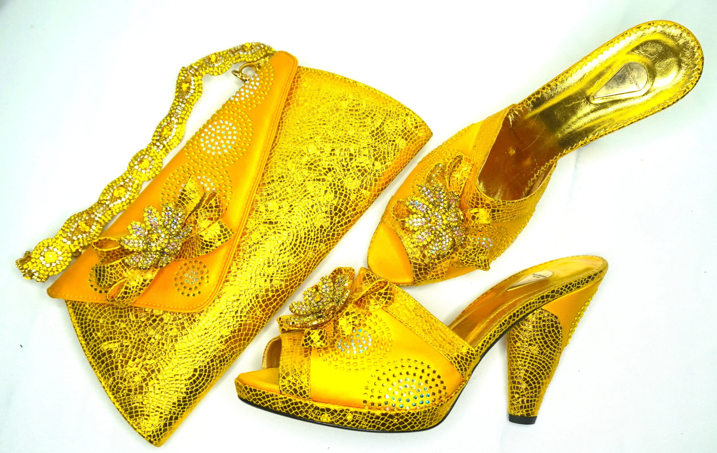 sunshine yellow heels