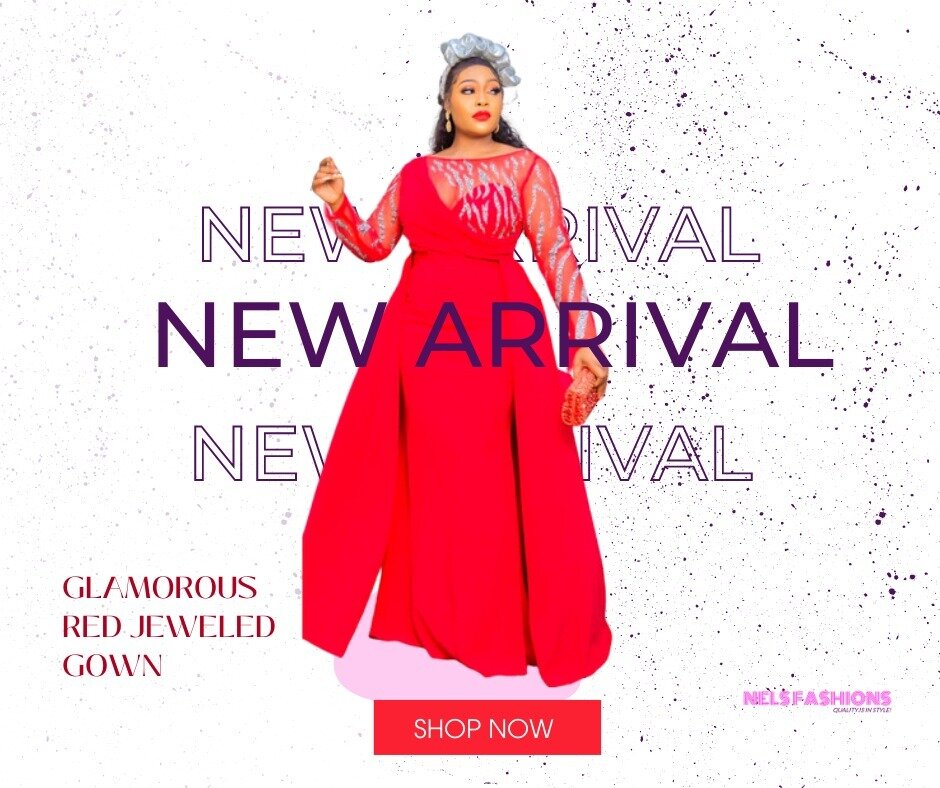 ✨❤️ Nels Fashion: New Arrival: GLAMOROUS RED JEWELED GOWN ❤️✨

💎✨ Share your moments of pure glamour with Nels Fashion, tag your fashion-forward friends, and let the world know you're ready to steal the spotlight! 💃🏻❤️ Don't forget to use the hash