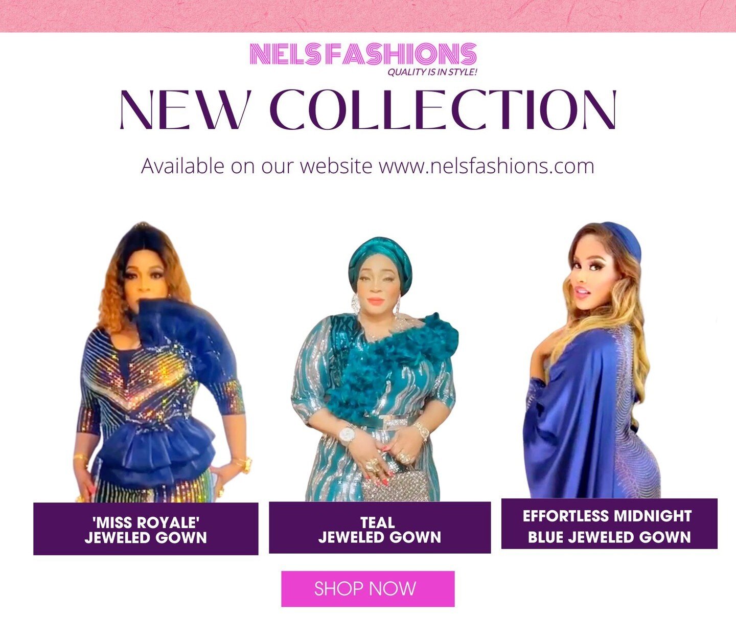 ✨ Dazzle in Elegance ✨ Introducing the breathtaking new collection of NELS Fashions Jeweled Gowns! 💎💃 Prepare to be captivated by the glamour and grace of these exquisite creations! 🌟💕

💫 From red carpet events to enchanting evenings, these gown