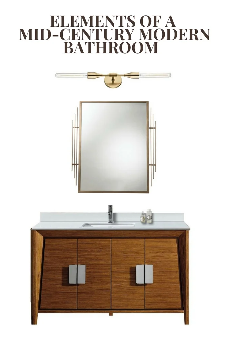 Mid Century Bathroom Mirror – Rispa