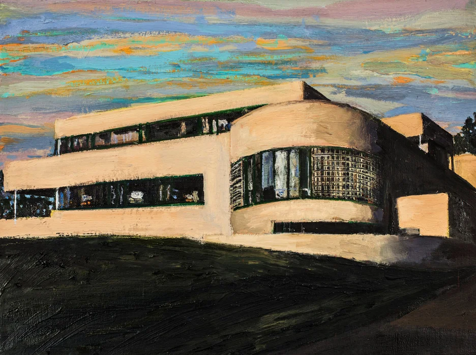 Mandel House, Bedford NY, 2015 oil 20x24 inches framed