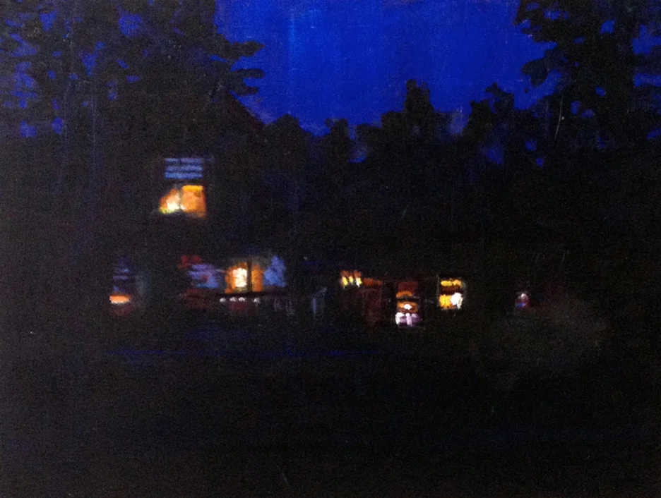 Lake Sunapee, NH, 2013 oil 12x16 inches
