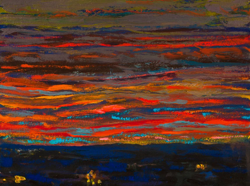 Alexandria Sunset, 2014 oil 20 x 24 inches framed
