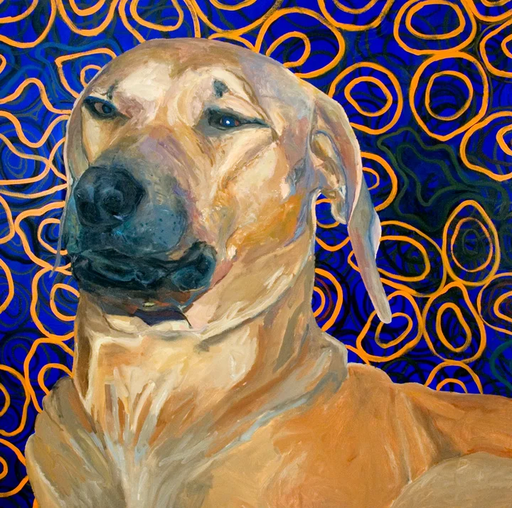 Preacher, 2006 oil 72 x 72 inches