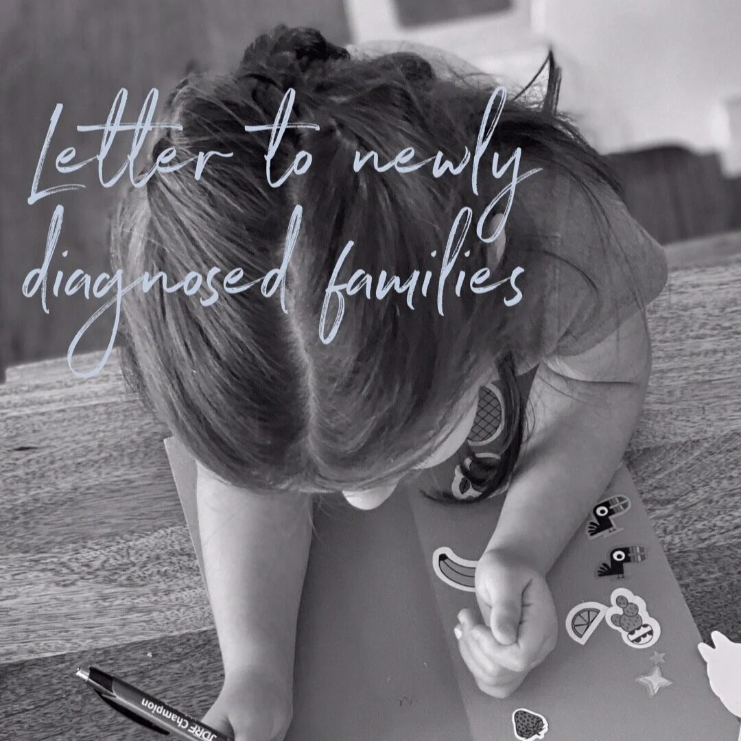 Letter to newly diagnosed families  
