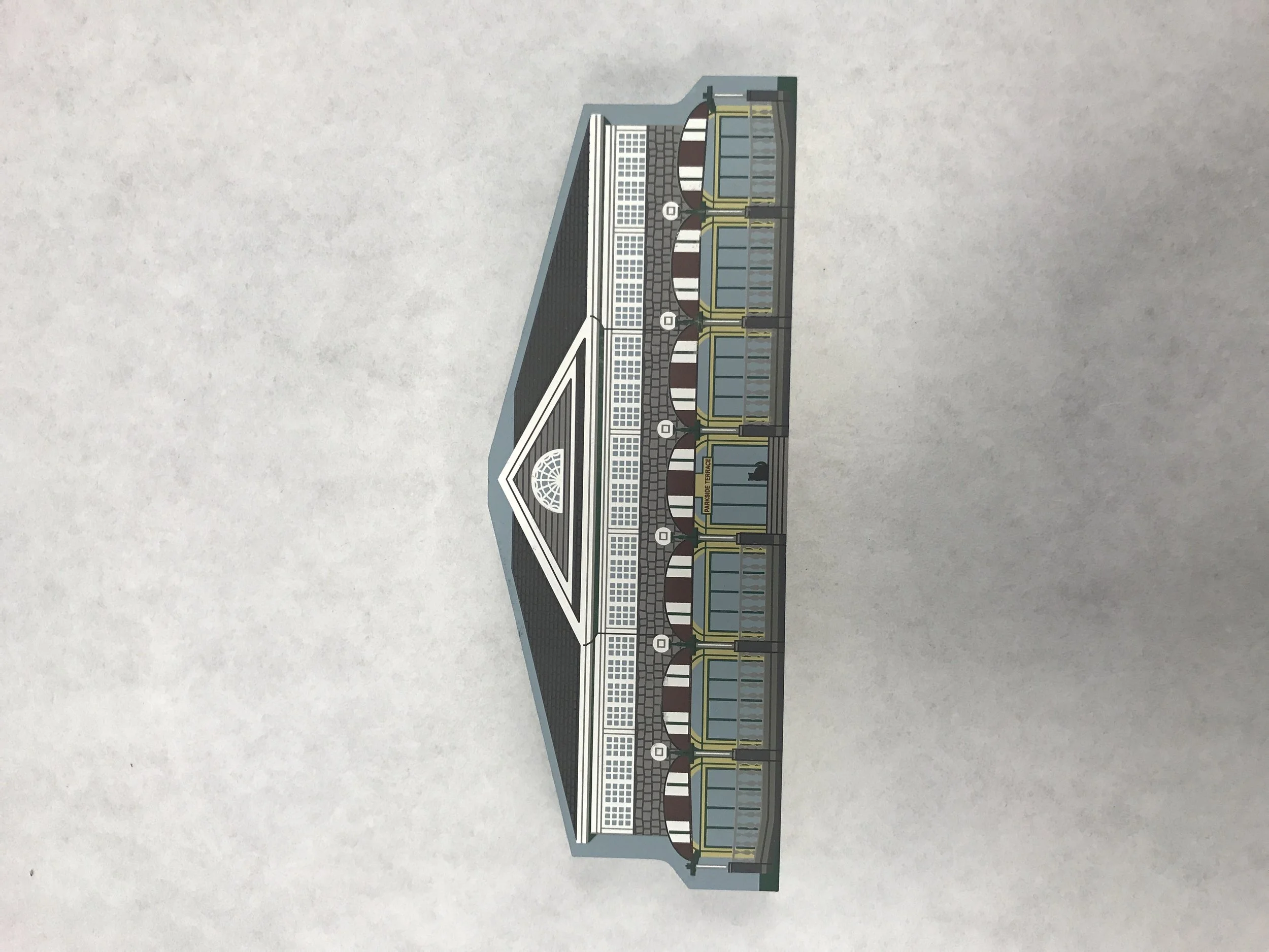 Parkside Terrace Wooden Piece