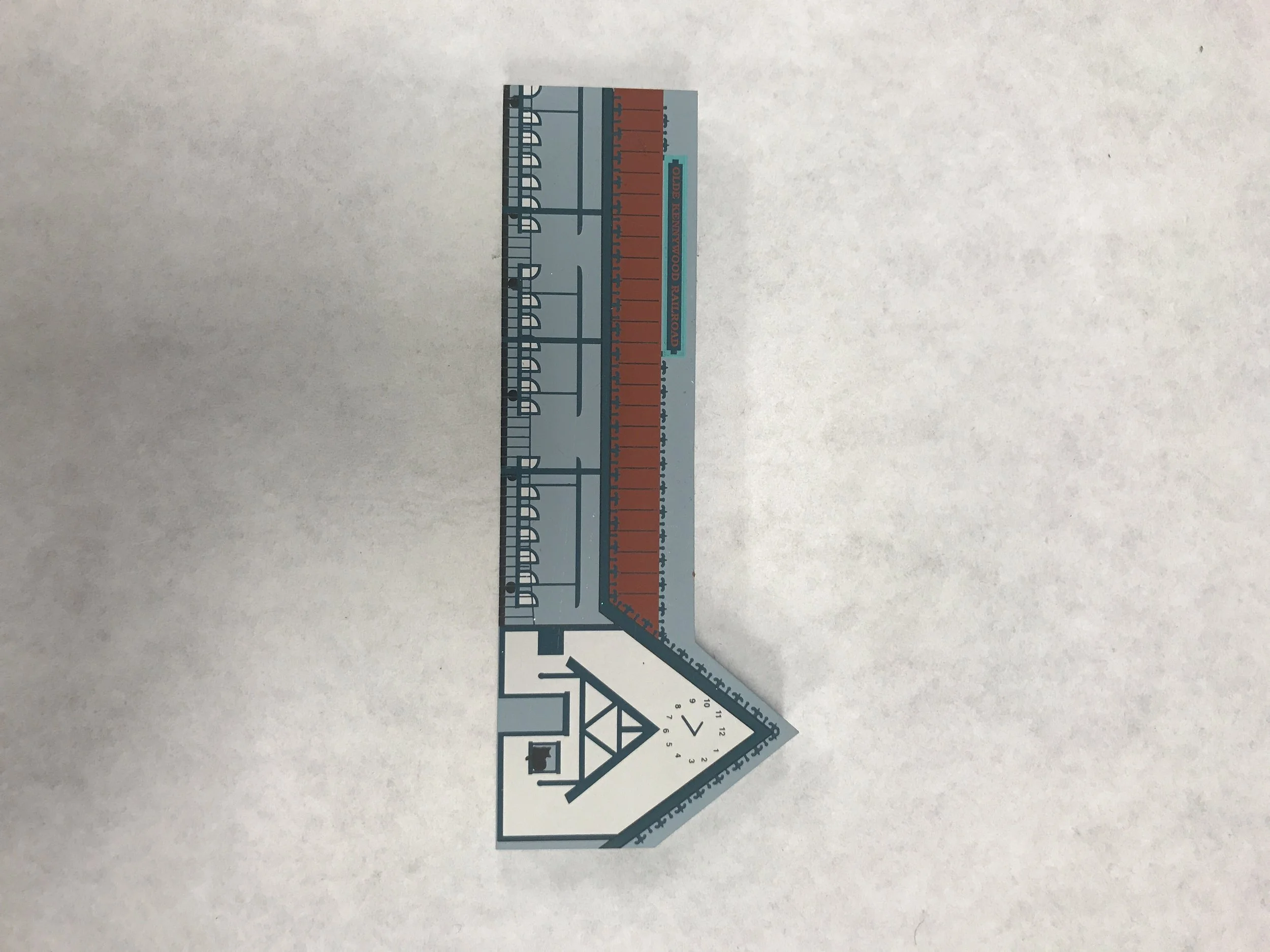 Railroad Station Wooden Piece