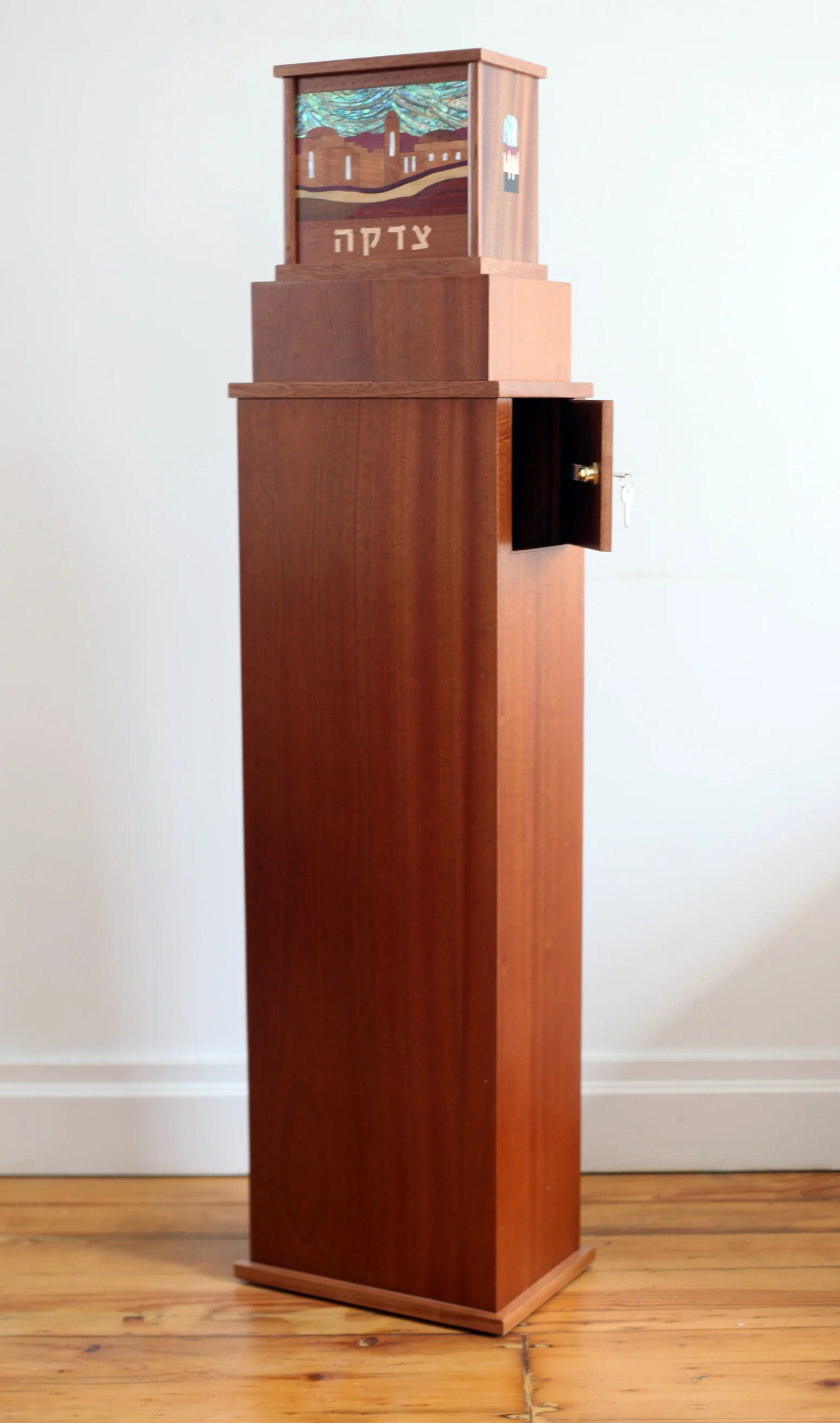 Tzedakah Box on Stand