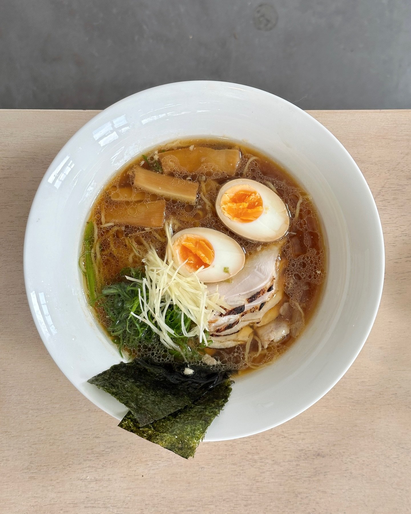 This weeks special &mdash; Japanese style shoyu noodle soup with smoked chicken breast, soy marinated egg, bamboo shoots, nori &amp; egg noodles 🍜

Don&rsquo;t forget to make a Mother&rsquo;s Day booking by heading to the link in our bio, we still h