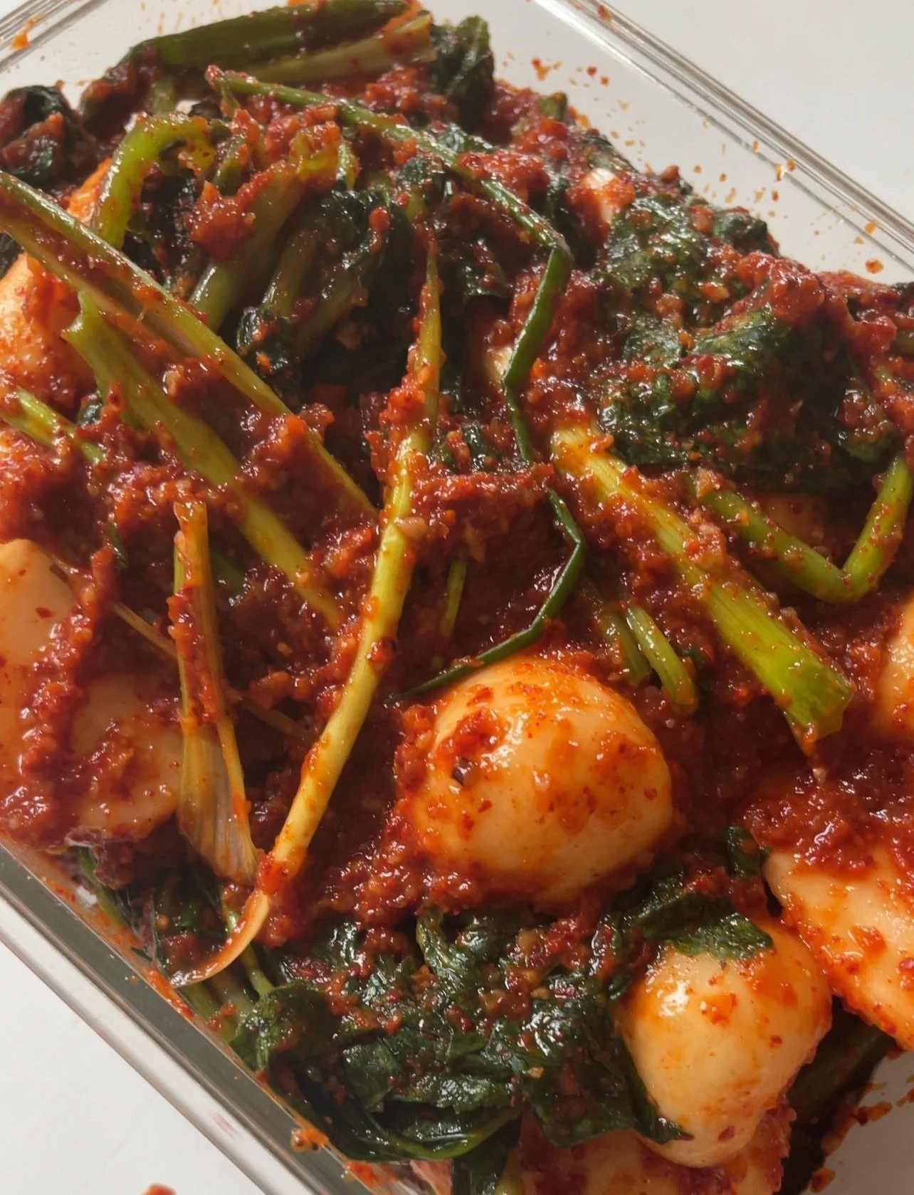 Ponytail Radish Kimchi (ChonggakKimchi) Recipe — Sua