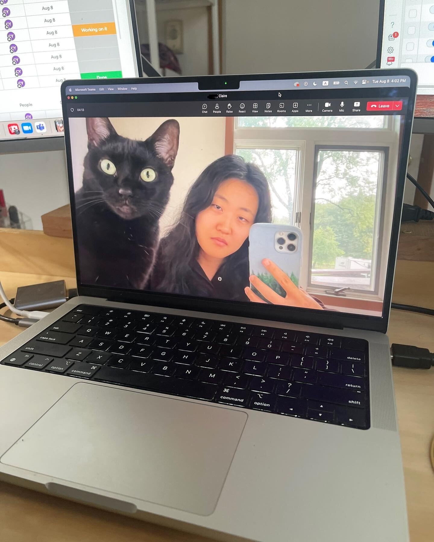 Luna being stunned and super aware her face is on the screen 😂

Me noticing my smile lines except I&rsquo;m not even getting them from smiling but stressing so like wtf???? If I&rsquo;m gonna age at least let it be bc I&rsquo;m happy and thriving 😭