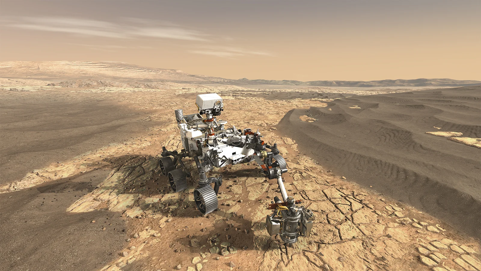 Image of Mars 2020 rover courtesy of NASA/JPL-Caltech