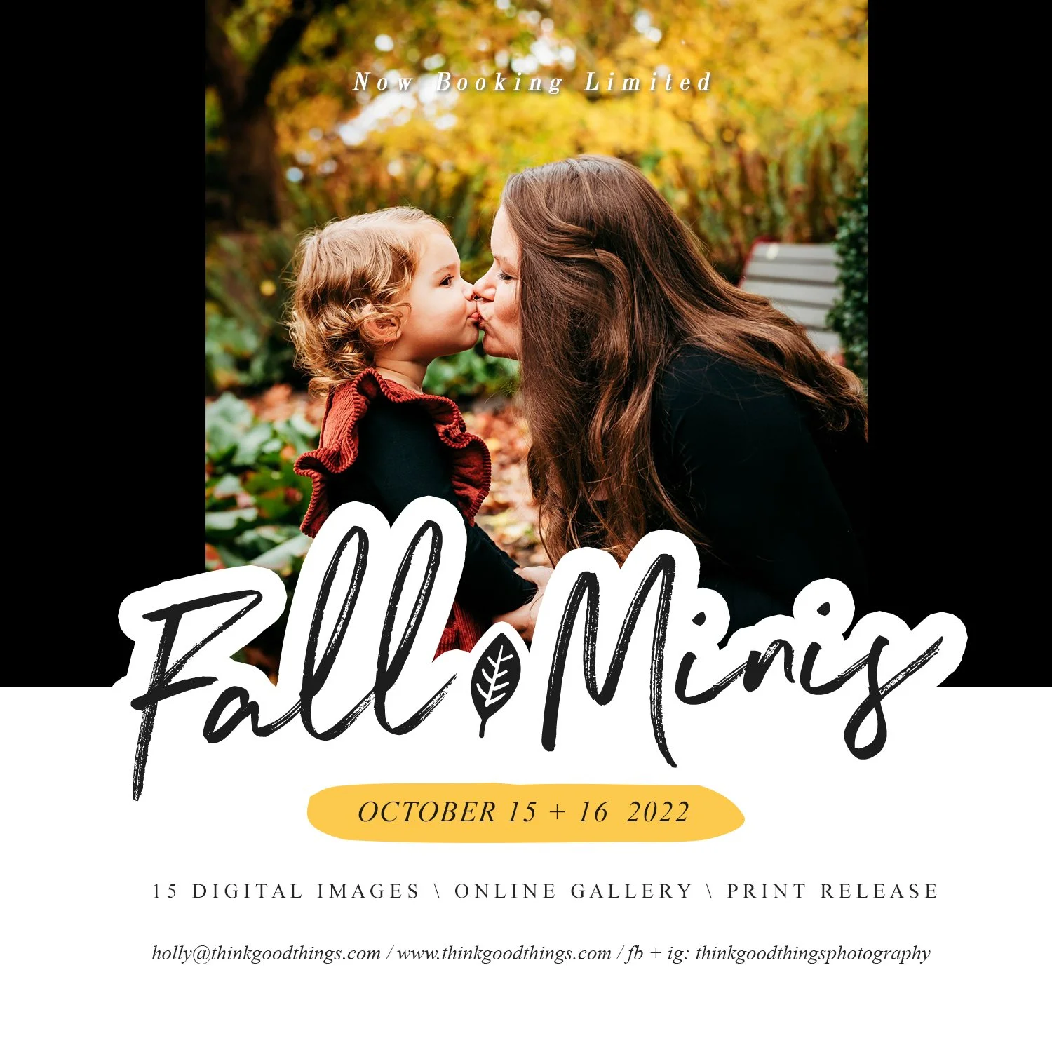 Fall 🍁 Mini 🍁 Sessions / Booking NOW! (Family Minis)