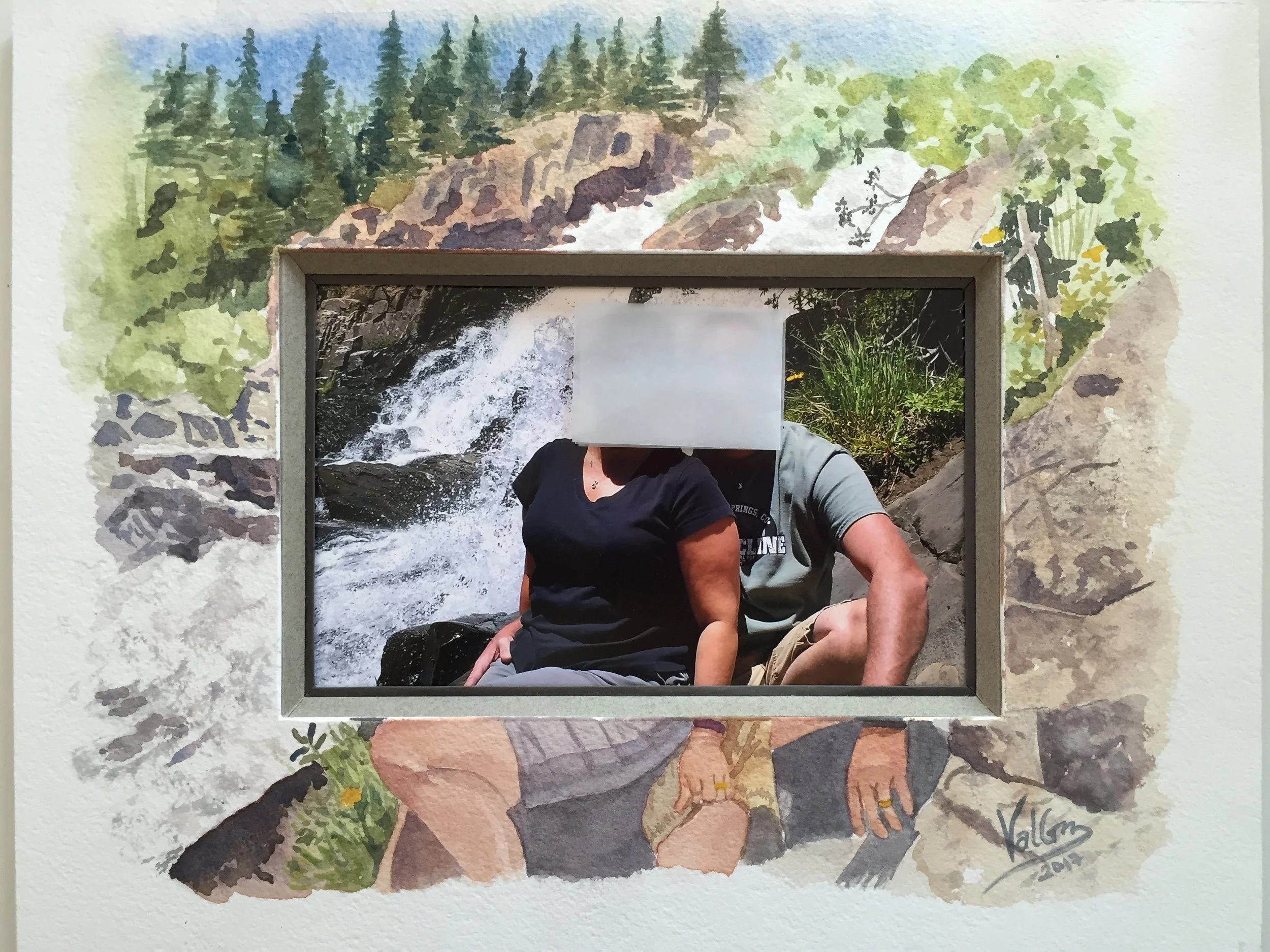 A Hike in Colorado (SOLD - Commission)