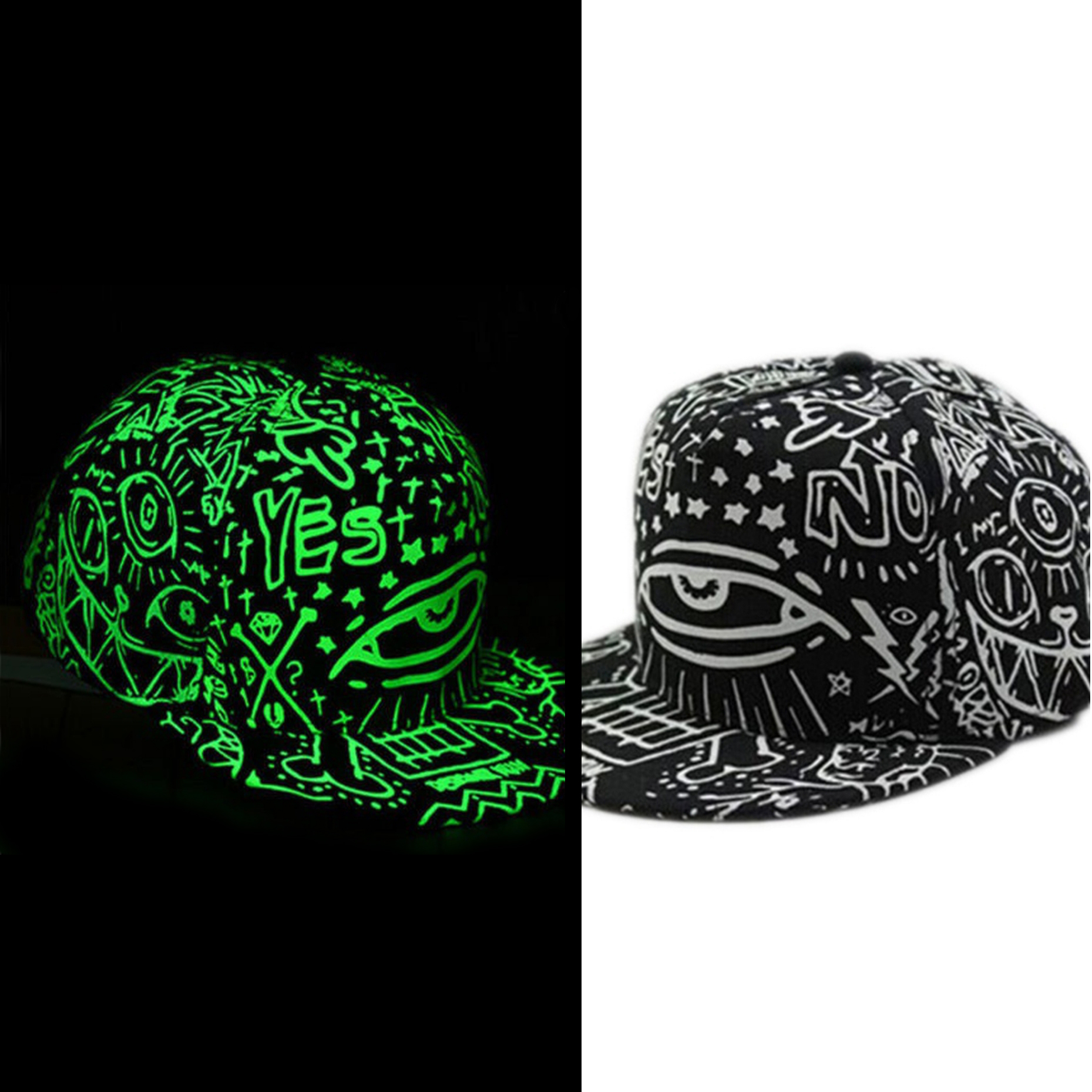 Glowing Punk Funk EDM Hat