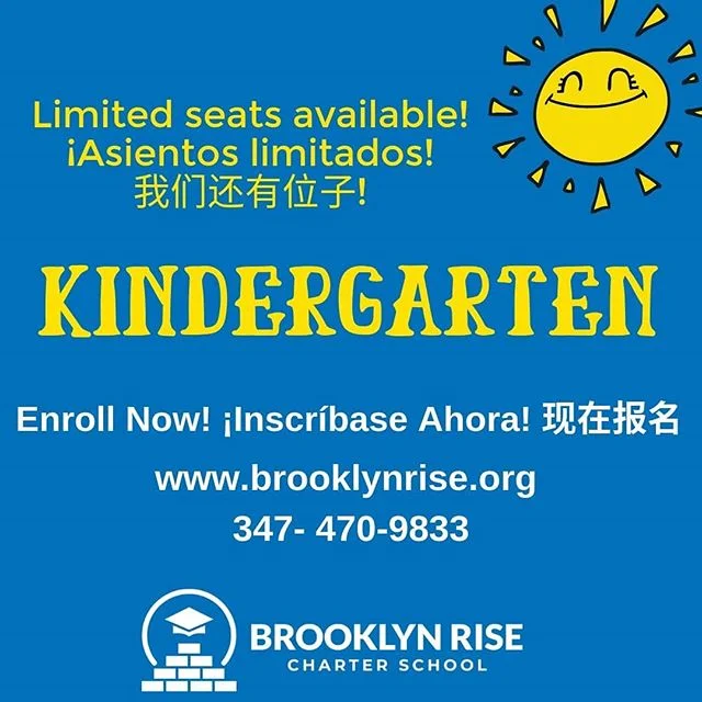 Only a few Kindergarten seats left!

Brooklyn RISE is a tuition-free elementary school in Sunset Park, Brooklyn. We are offering a small school option with smaller class sizes and two teachers in every classroom, so that our students get the attentio