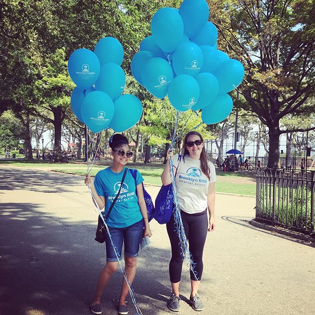 Our team braved the heat this weekend to get out the word to Sunset Park families about our last remaining Kindergarten seats ☀️
.
.
Visit www.brooklynrise.org or call us at 347-470-9833 if you are interested in joining our Founding Family for the 20