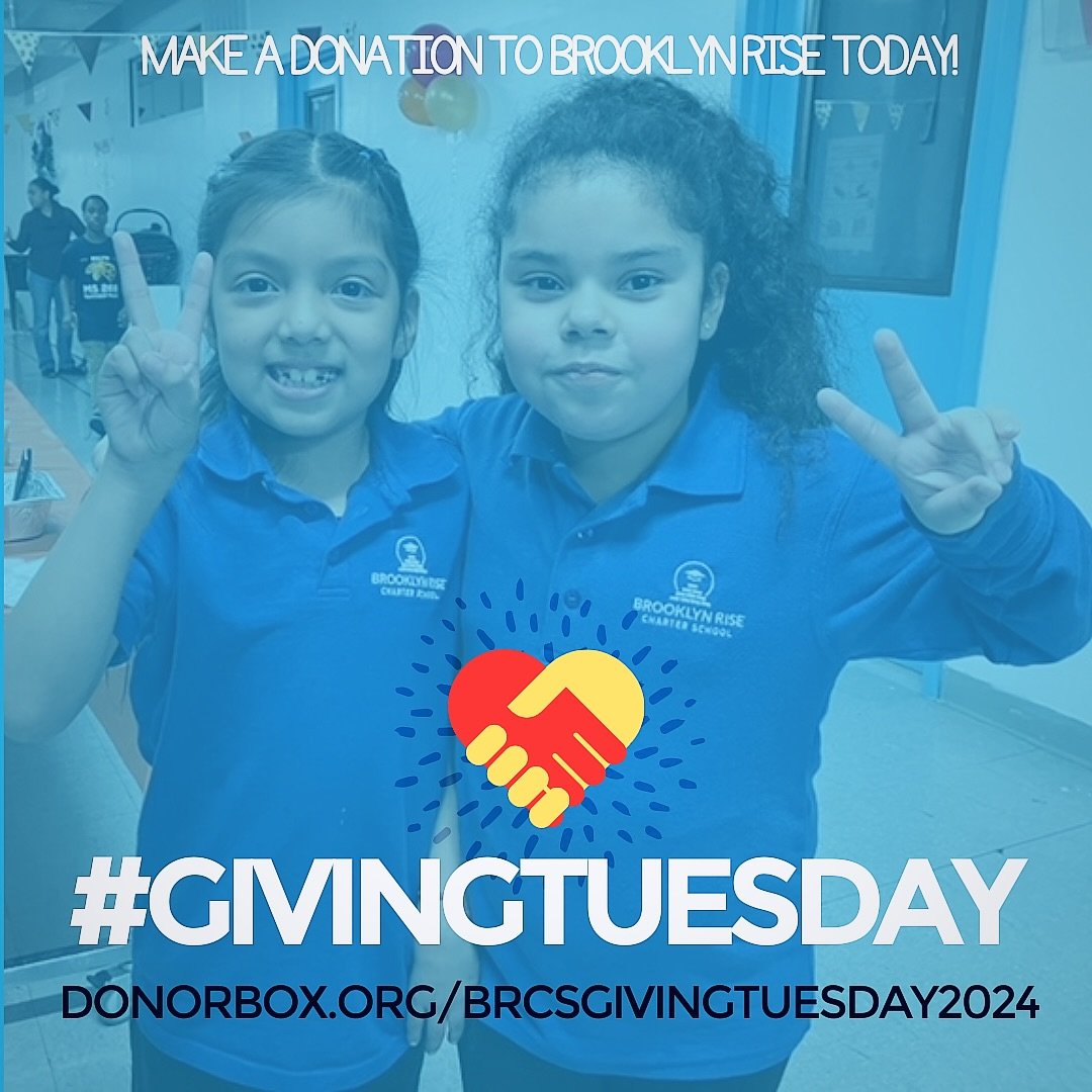 It&rsquo;s #GivingTuesday 🤗🤗🤗 (link to give in Bio)
.
Please consider a donation to Brooklyn RISE! This year we are serving 340 kiddos in grades K-6 and we are continuing to grow until we are a full K-8 school serving 430 students. 💙
.
Every dona