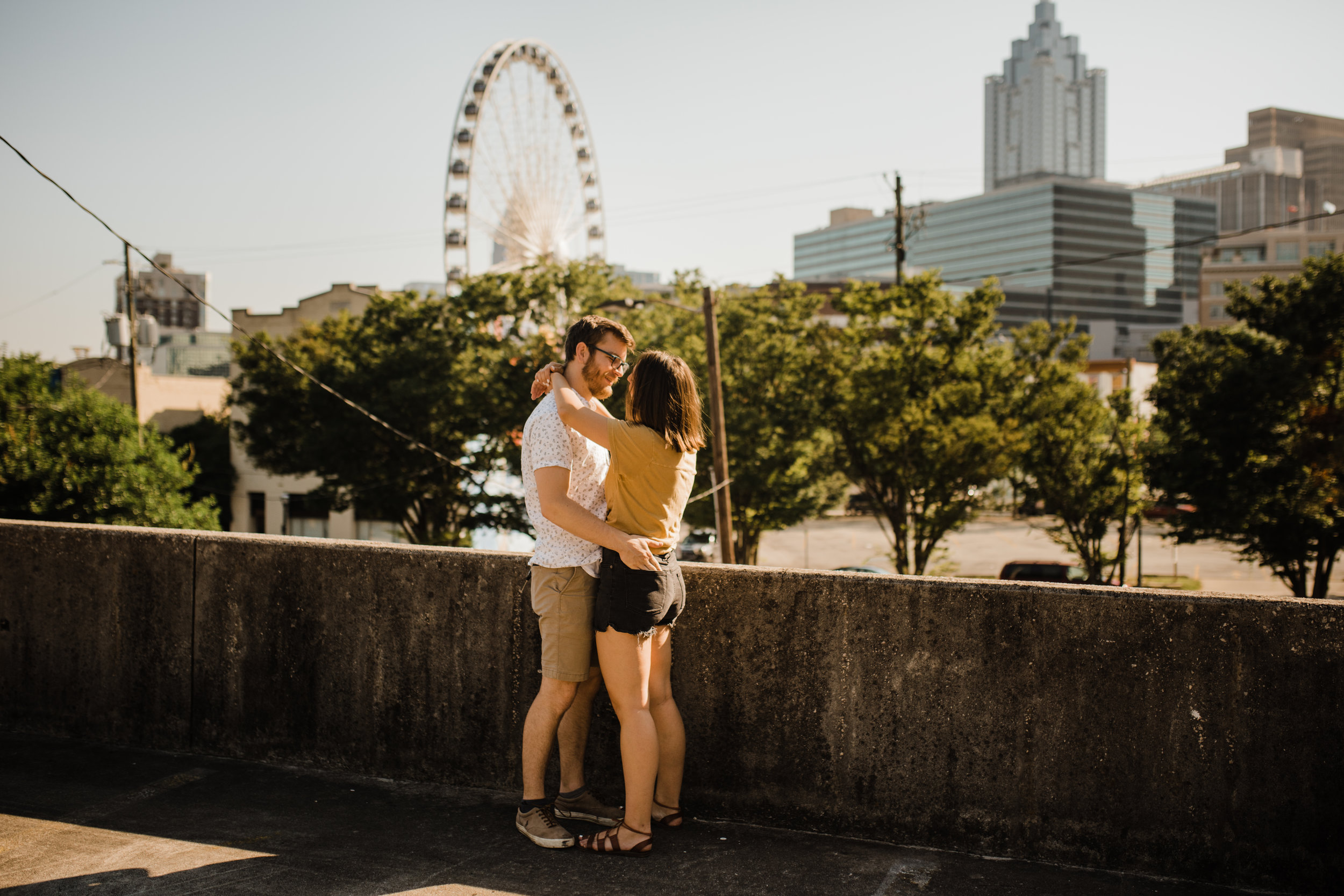 Atlanta-Engagement-Photographer -Centennial-Park-Ferris-Wheel