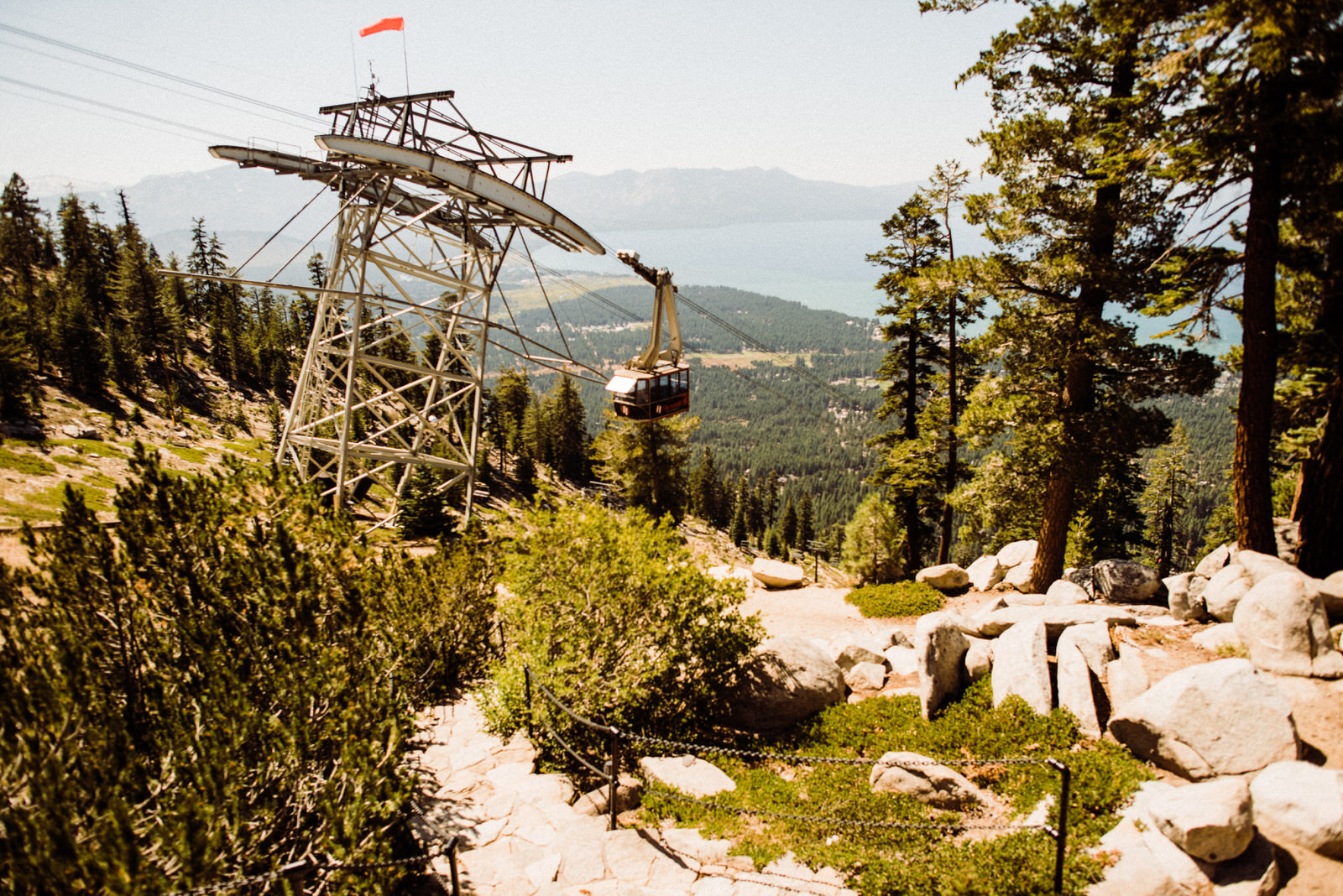 Gondola at Lakeview Lodge in South Lake Tahoe, California