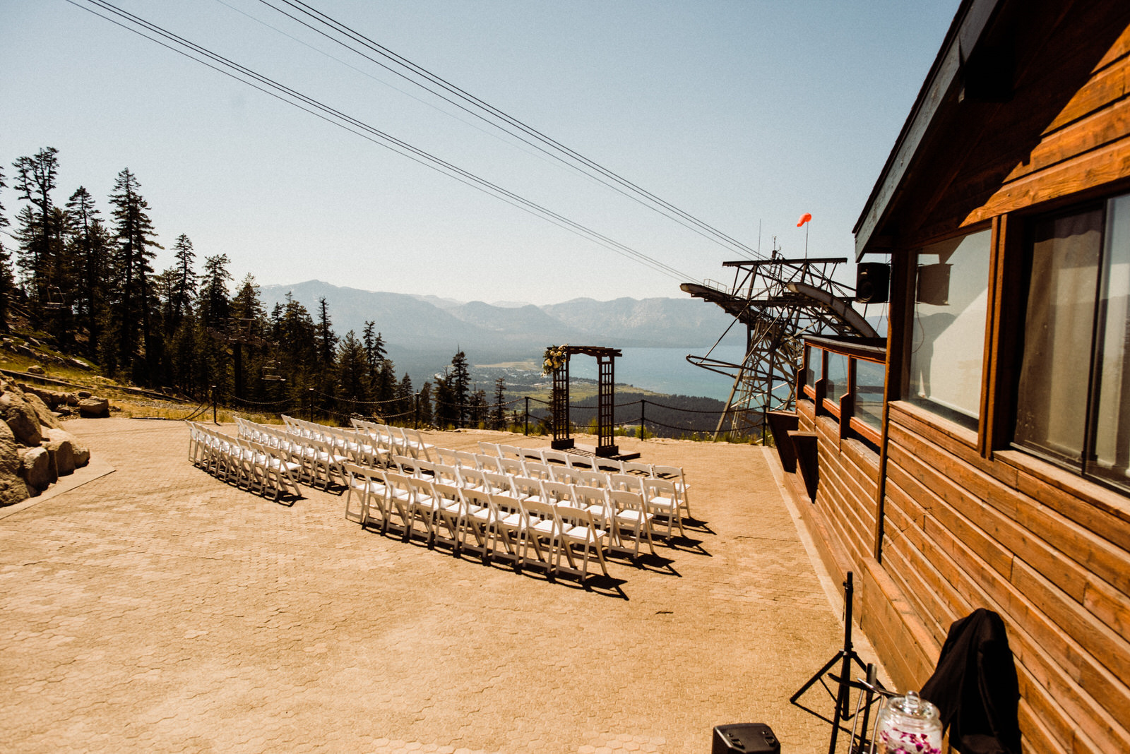Ceremony Site at Lakeview Lodge in South Lake Tahoe, California